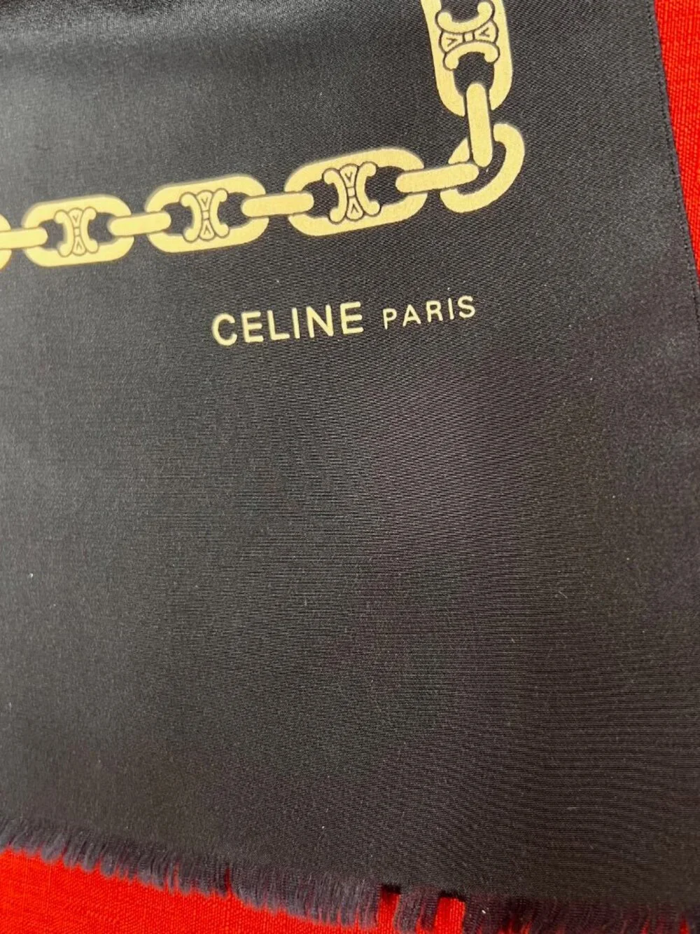 Unused -French Made  Celine silk scarf   46